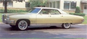 Sales of the 1970 Pontiac Bonneville, including the hardtop sedan, continued their downward trend.