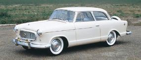 The two-door sedan, like this 1960 Rambler American Custom, continued to be a popular choice with buyers.