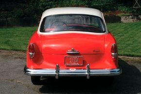 The 1955 Nash Rambler taillamps were retained for the 1958 Rambler American, but turned upside down.