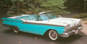 The 1959 Ford Galaxie arrived later than other 1959 Ford models, but it quickly became very popular. See more classic car pictures.