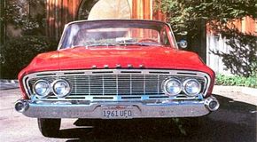 The top-of-the-line 1960 Dodge Dart Phoenix featured nice lines and bountiful chrome trim, making it very popular that year. See more classic car pictures.