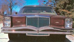 The bow-tie bumper and overall blocky styling contrived to hide the Cadillac origins.