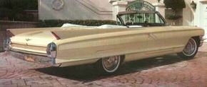 The range of 1961 and 1962 Cadillac models included a two-door convertible.