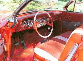 1961-1964 Chevrolet Impala Super Sport interior view.