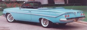 The first convertible in the series was adorned with Bel Air's subtle fittings.