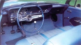 The tachometer on the steering column was factory optional.