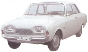 陶努斯17米可能颜色的埃尔伍德恩格尔思考1961年的福特雷鸟设计。”border=
