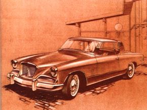 A number of variations for the grille were tried for the Studebaker Gran Turismo Hawk.