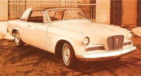 The White Studebaker Gran Turismo Hawk was a show car that made the rounds in 1962.