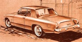 A number of possible taillight variations also were tried on the Studebaker Gran Turismo Hawk, all with the requirement that they bolt on to the existing bodywork.