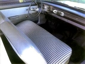 1962 Chevy II 100 series interior