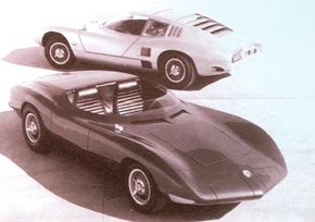 Chevrolet Corvair Monza SS and Chevrolet Corvair Monza GT full view 