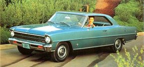 1963-1967 Chevrolet Chevy II Nova SS full view.