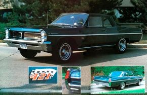 The two-door sport sedan 1963 Catalina was rated at 370 horsepower at 5,200 rpm. See more classic car pictures.