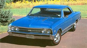 1964-1967 Chevrolet Chevelle Malibu SS front view.
