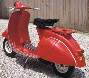 The 1964 Vespa Allstate differed little from the Italianoriginal, though its engine displaced 125 cc not 90.