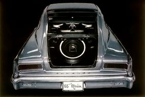 The Marlin's flowing roofline design resultedin a rather small trunk lid.