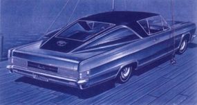 Many window mockups were made for the 1965-1967 AMC Marlin.