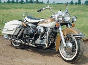 The 1965 Harley-Davidson FL Electra-Glide was thelast model fitted with the venerable Panhead engine.See more motorcycle pictures.