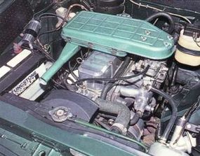 A look at the engine of a 1965 Humber Sceptre Mark II.