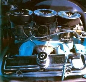 The Catalina carried a powerful 421-cid engine.