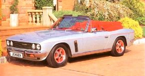One of the most exclusive and desirable of the Jensens produced in the 1966-1976 era was the Interceptor convertible. The car seen here is a 1975.