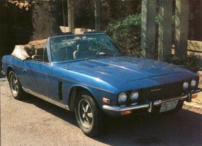 The badge announces that this Interceptor convertible is a Mark III, in this case a 1974 model.