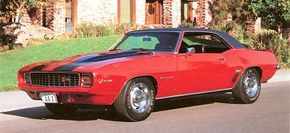 All 1969 Chevrolet Camaros received revised styling,and the Z-28 added a new &quot;Cowl Induction&quot; hood.Production topped 19,000.