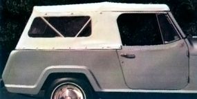 The 1967-1973 Jeepster Commando offered various tops.