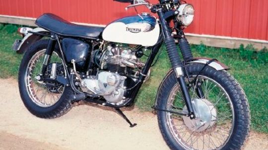 1967 Triumph T100C老虎“border=