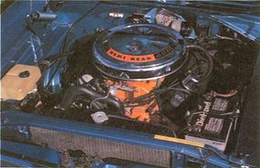 1968 Plymouth Satellite GTX engine view