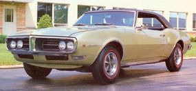 The 1968 Pontiac Firebird 350.