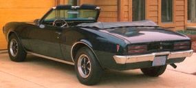 The 1968 Pontiac Firebird Sprint convertible had a 215 horsepower engine and a four-speed manual transmission.