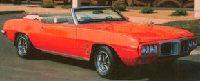 The 1969 Pontiac Firebird Sprint convertible.