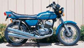 The landmark Kawasaki H2 750 IV was known not only for its speed, but for its tricky handling