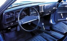 The Chevelle SS coupe came with either automatic or four-speed manual transmission.