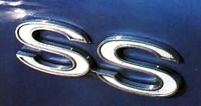 The SS badges on the Chevrolet Chevelle SS coupe stood for Super Sport.