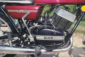 The powerful two-stroke twin made the lightweight RD350 a quick bike for its size, and the Torque Induction made it docile in traffic.