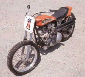 The XR-750 was a smaller engine, but stillproduced big-time horsepower.