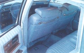 The Seville's stretched X-body platform opened up more rear-seat leg room.