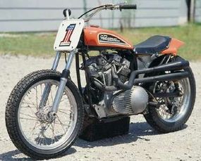The basic XR-1000 Sportster design originated with the XR-750 dirt-track race bike.