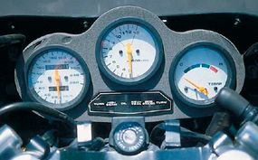 The gauges were prominently displayed, with the tachometer taking center stage.
