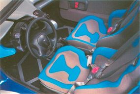 The interior of the