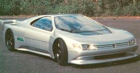 The 1988 Peugeot Oxia concept car descended from a series of futuristic Peugeot cars.