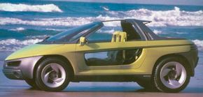 1989 pontiac stinger concept car side view