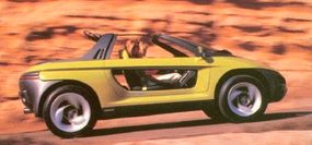 1989 pontiac stinger concept car side view