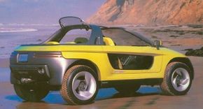 1989 pontiac stinger concept car side view