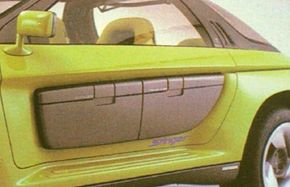 1989 pontiac stinger concept car side panel