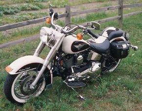 The FLSTN Heritage Softail was released in 1993. Dubbed the &quot;Cow Glide,&quot; it was a fast seller. See more motorcycle pictures.