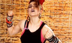 Madonna, circa 1984 -- pushing the limits of bracelet wearing.  